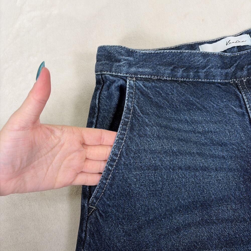 KanCan KC8723D Women's Size 3/25 Dark Wash High Rise Flare Leg Side Zip Jeans - Picture 7 of 14